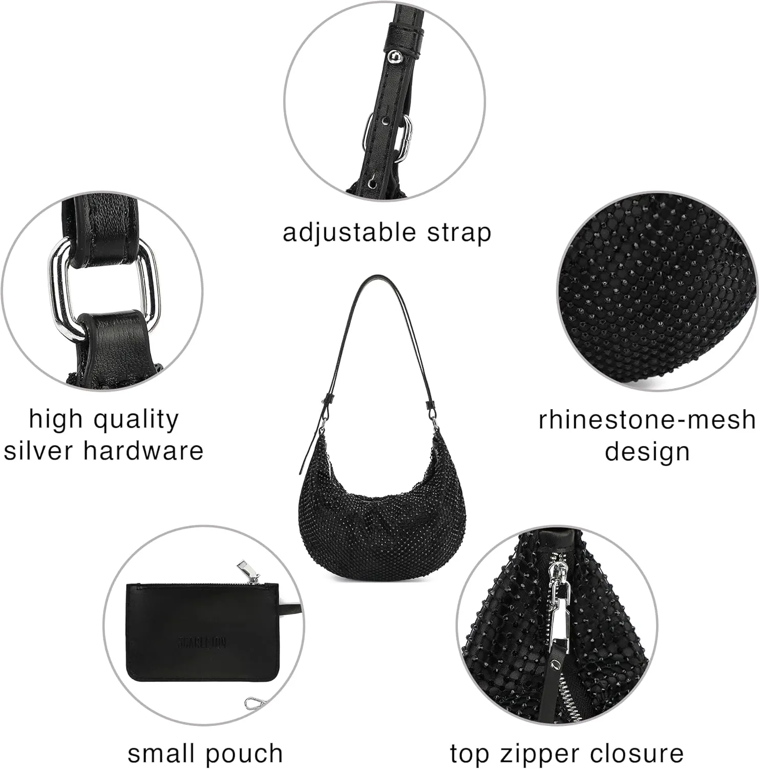 Scarleton Purses for Women, Crossbody Bags for Women, Lightweight with 2 Straps Shoulder Bag for Casual & Party, H2088