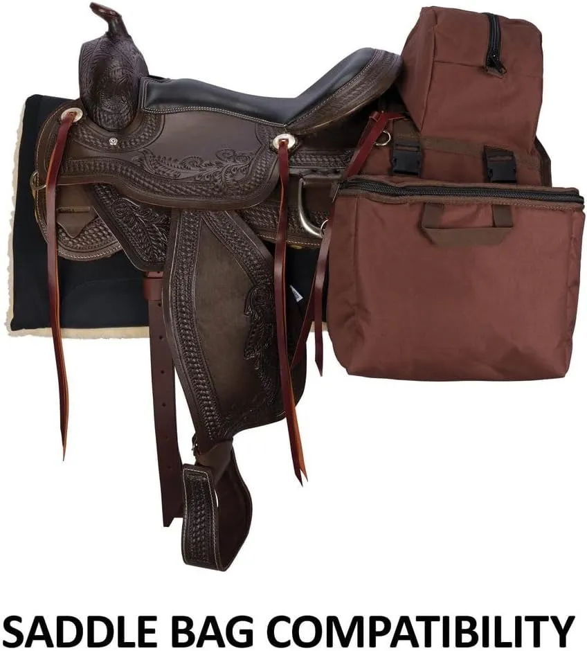 Schneiders Apache II Trail Saddle | Artisan-Crafted Comfort for Every Horse Ride | Color Dark Oil