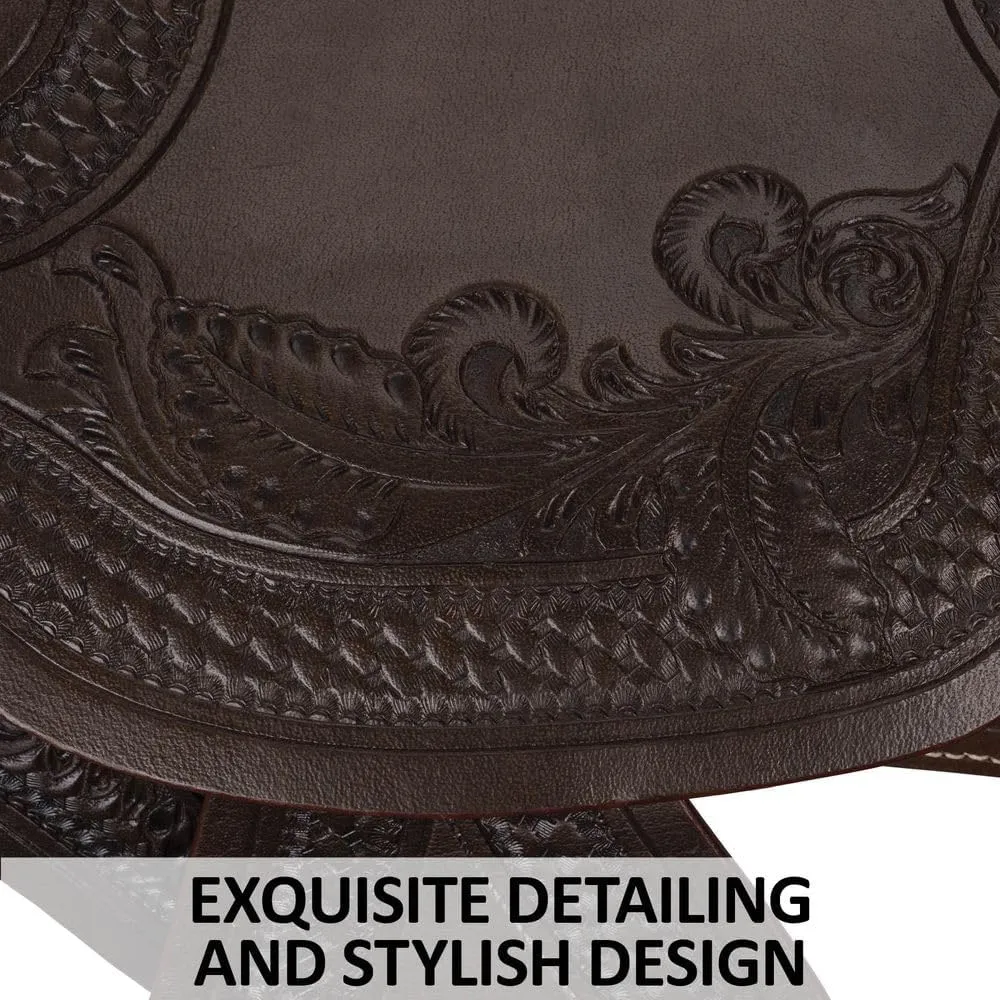 Schneiders Apache II Trail Saddle | Artisan-Crafted Comfort for Every Horse Ride | Color Dark Oil