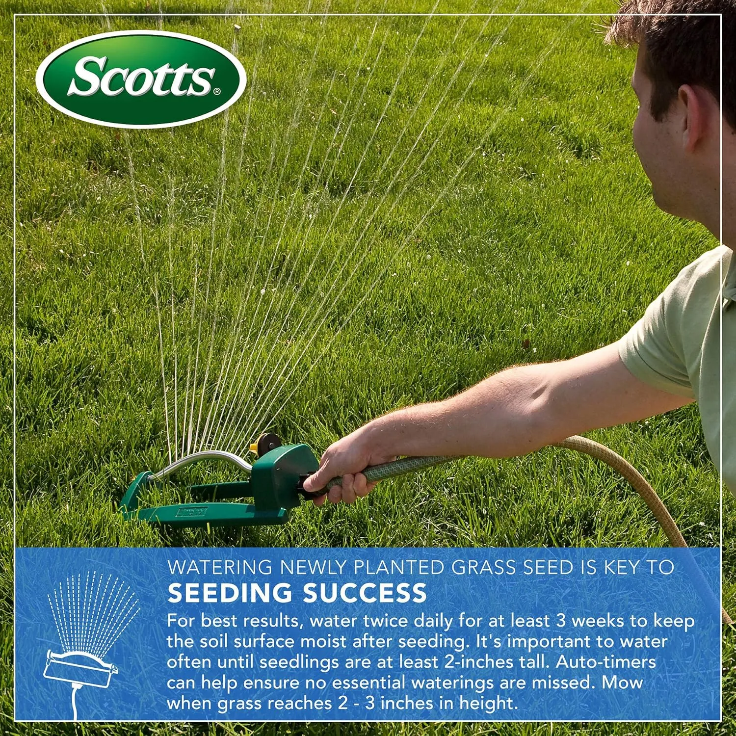 Scotts EZ Seed Patch & Repair Bermudagrass Combination Mulch, Bermudagrass Seed and Fertilizer for Bare Spots and Repair, Grows in Scorching Heat, 20 lb.