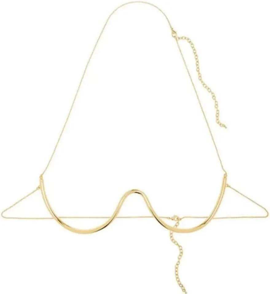 Sexy Rhinestone Bra Chain Chest Bracket Bikini Nightclub Crystal Rave Body Chain For Women Body Jewelry