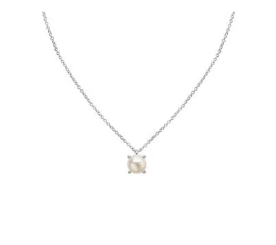 Shine Bright Mini Pearl Necklace Silver