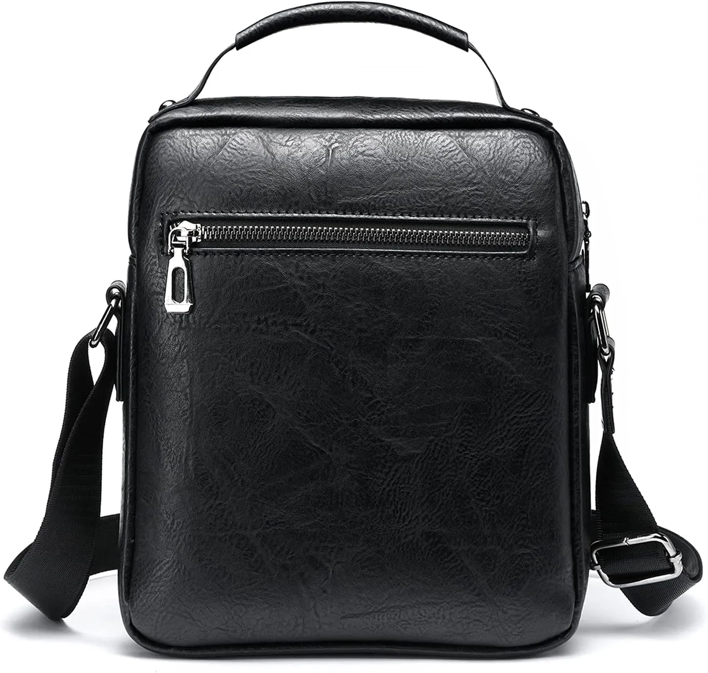 Shoulder Leather Bag Messenger Pack for Men Travel Business Work Casual Day CrossBody Handbag Bag Men's Gift