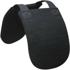 Showman English or Western Black Felt Horse Wither Relief Saddle Pad