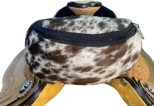Showman Hair-On Cowhide Saddle Pouch