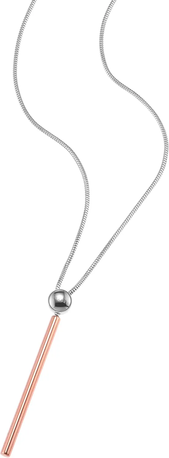 Skagen Women's Kariana Pebble & Gold-Tone Stainless Steel Pendant Necklace