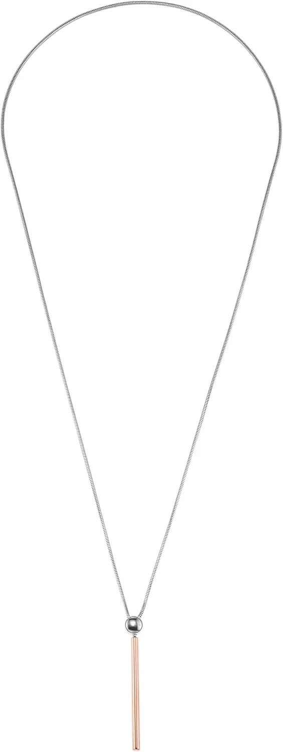 Skagen Women's Kariana Pebble & Gold-Tone Stainless Steel Pendant Necklace