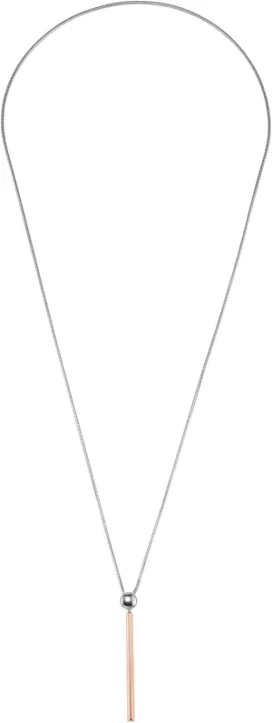 Skagen Women's Kariana Pebble & Gold-Tone Stainless Steel Pendant Necklace