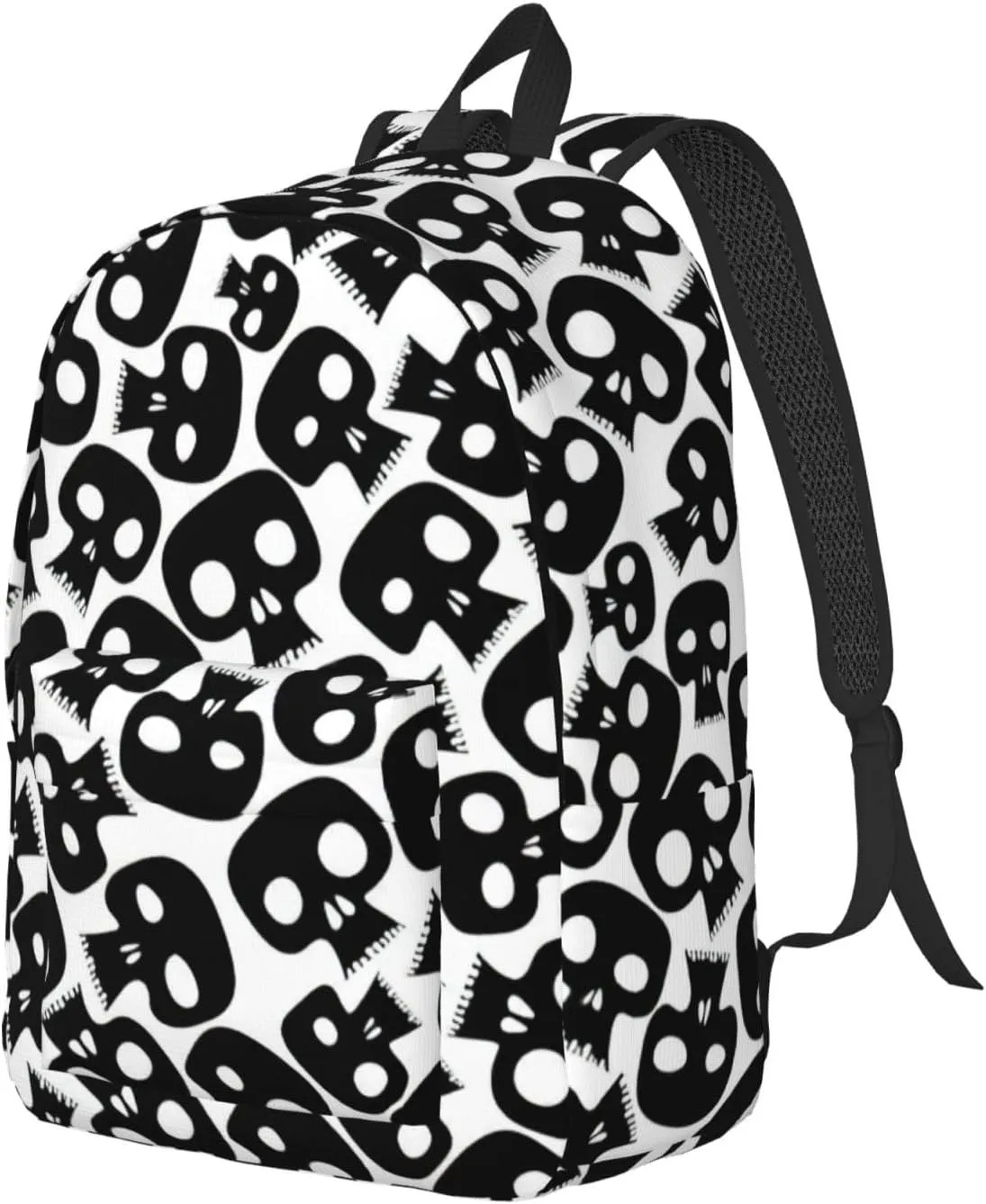 Skulls Large Capacity Backpack, Men'S And Women'S Fashionable Travel Backpack, Leisure Work Bag,