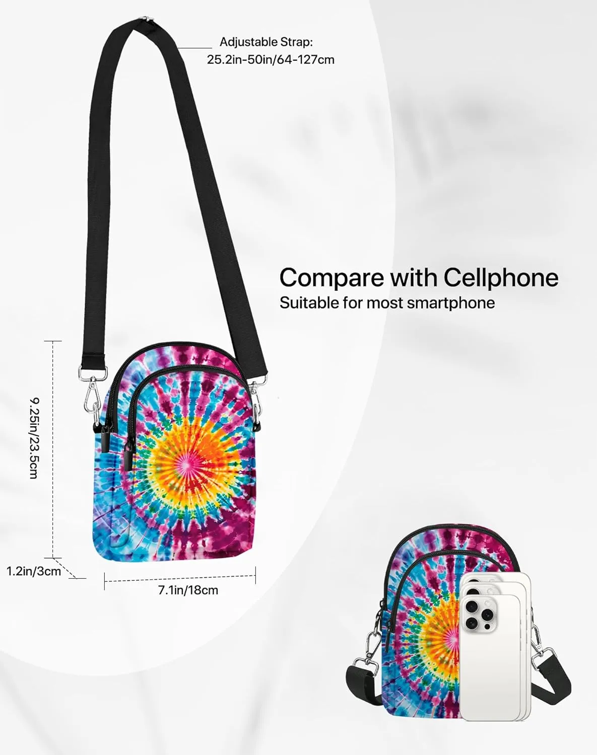 Small Crossbody Bags for Women Casual Cell Phone Purse Lightweight Crossbody Purses Fashion with Adjustable Strap