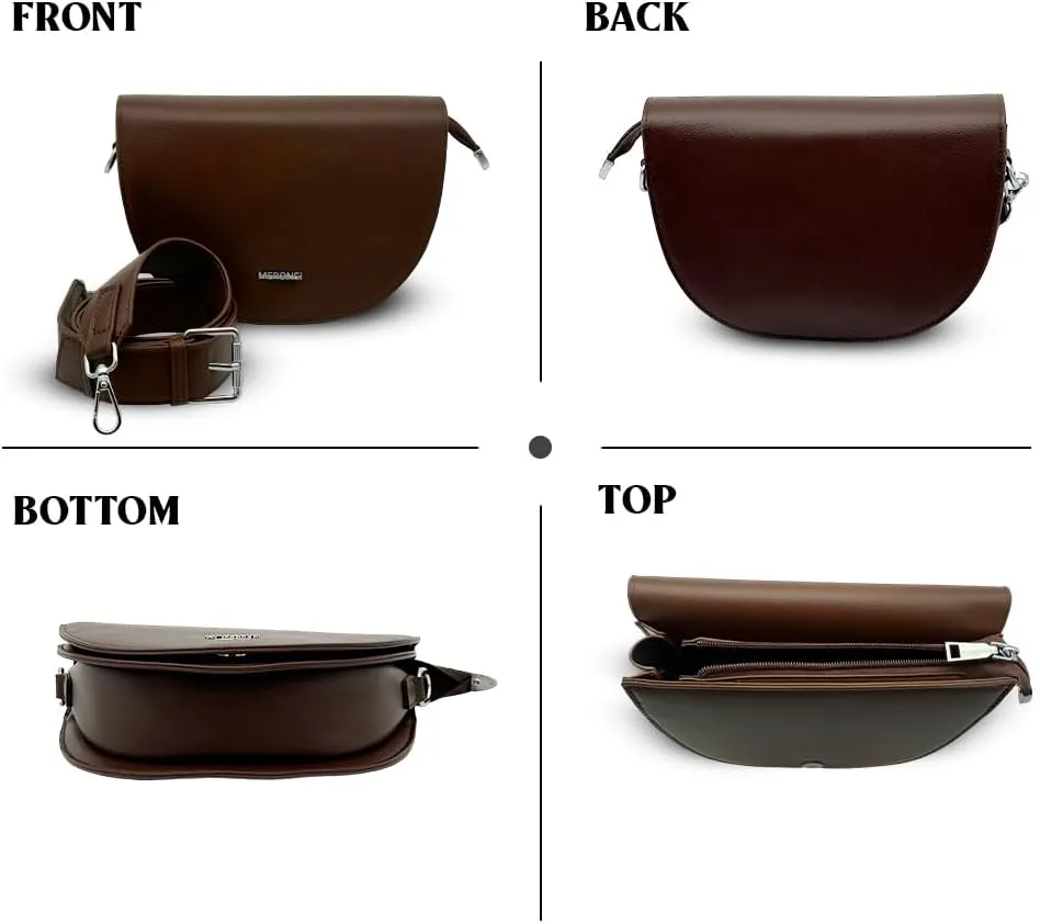 Small Crossbody Bags for Women Trendy Sleek Design Handbags Quality Leather Flap Zipper Closure Adjustable Strap