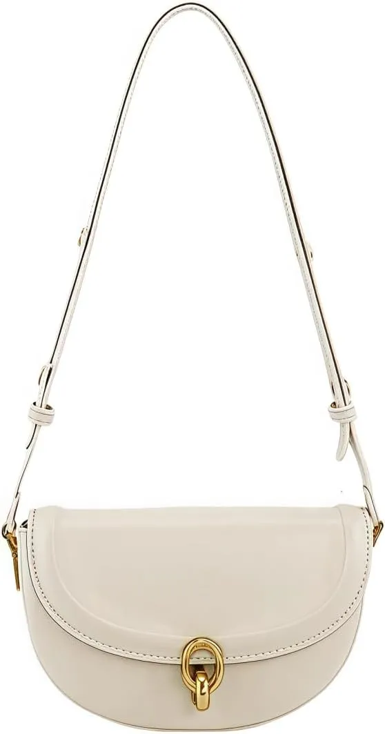 Small Saddle Bag for Women, Vintage Leather Crossbody Handbags, Mini Flap Satchel Purse