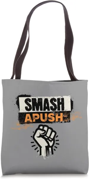 Smash APUSH Funny 2025 AP Exam Test Joke Graffiti Urban Tote Bag