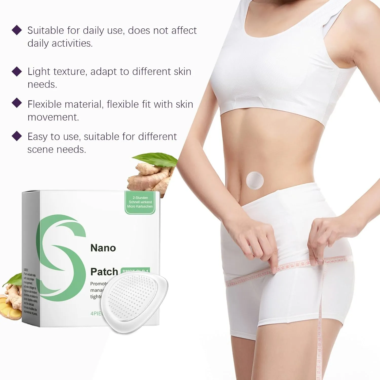 SMGT-GLP-1 Nano Patch, Body Care Patch Gentle Soothing Massage，firming skin (3)