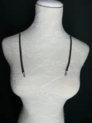 Snake Chai Strap, Silver Metal Chain strap, 38cm, 40cm Long, Strap, Bra Strap, Replacment Strap, Silver, Bags
