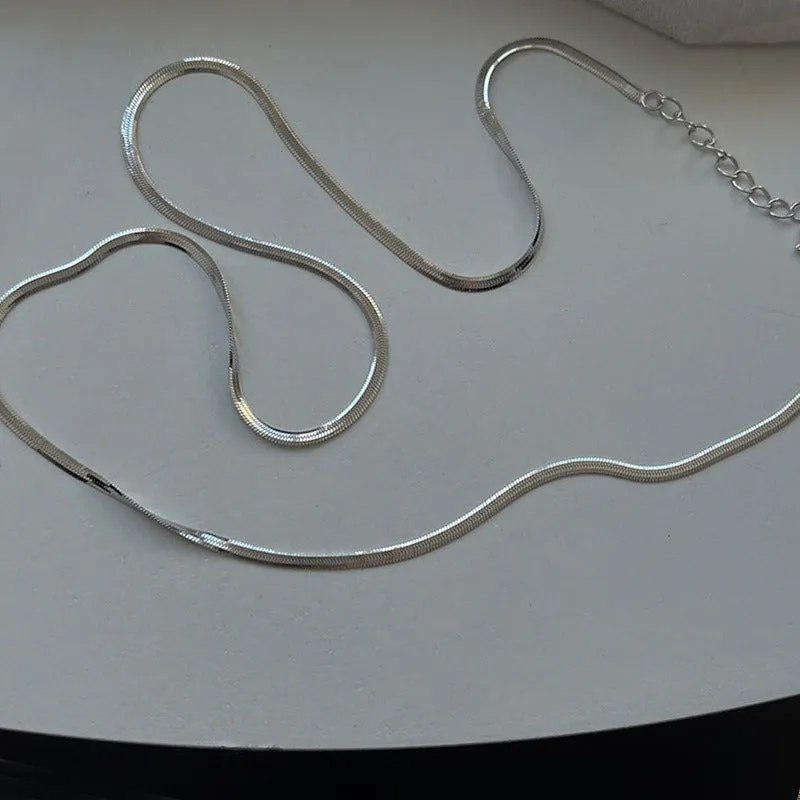 Snake Chain | Basic Snake Chain Necklace | Snake Chain in Gold and Silver