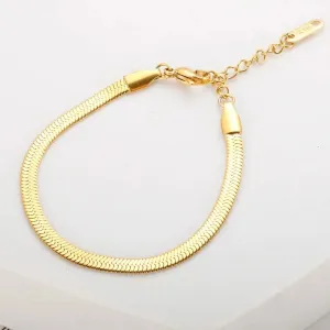 Snake Chain Bracelet Gold