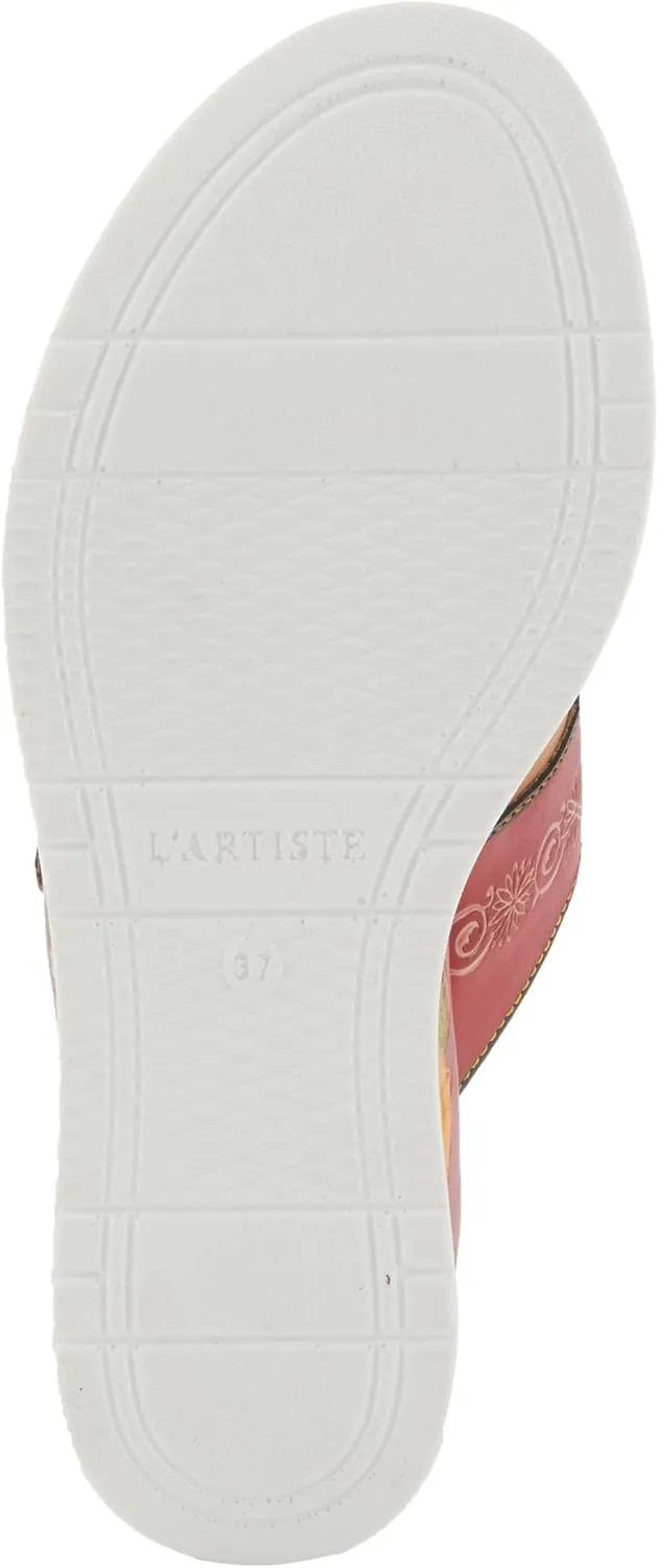Spring Step L'Artiste Women's CALIGAL Hand-Painted Lightweight Platform Wedges