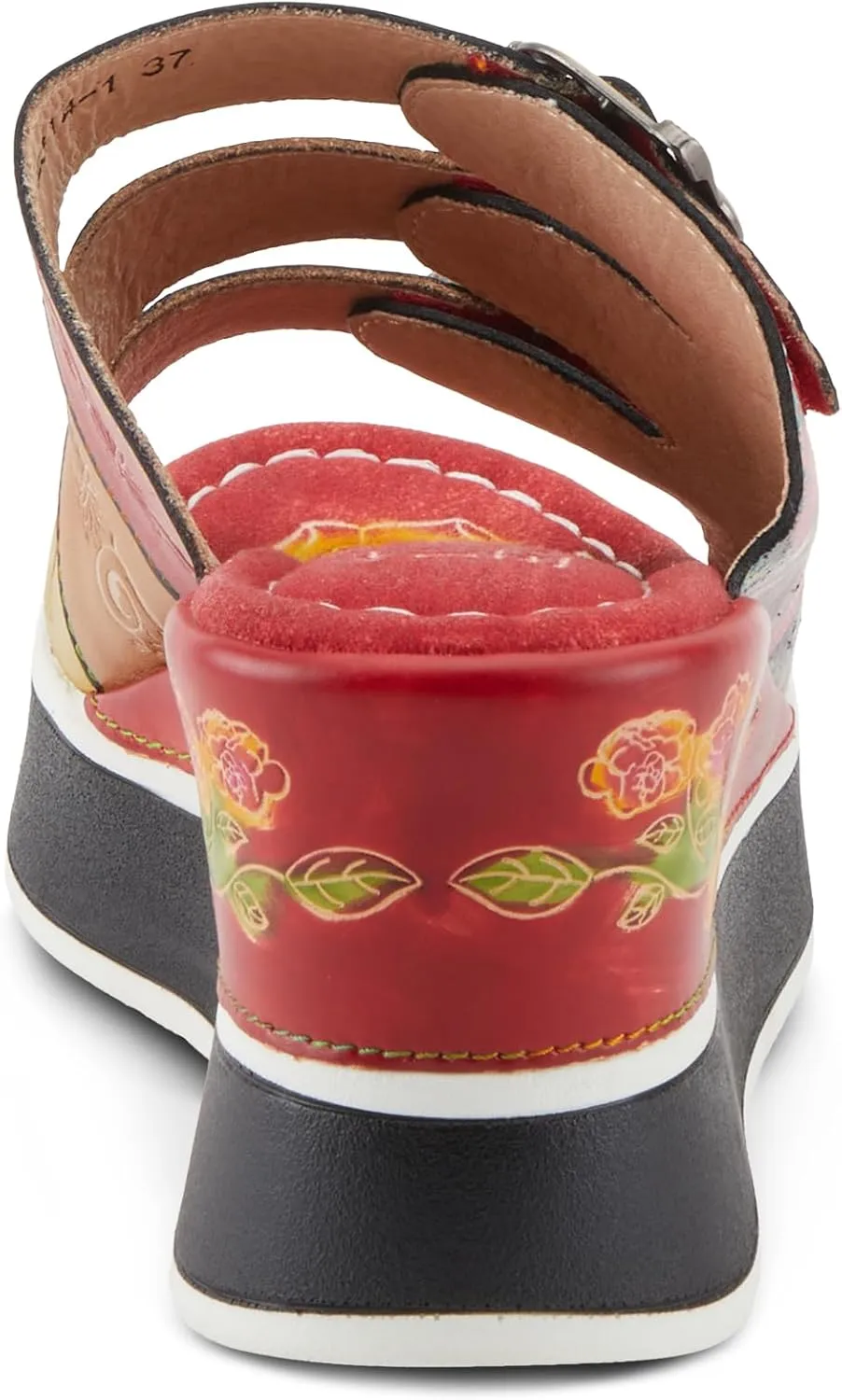 Spring Step L'Artiste Women's CALIGAL Hand-Painted Lightweight Platform Wedges