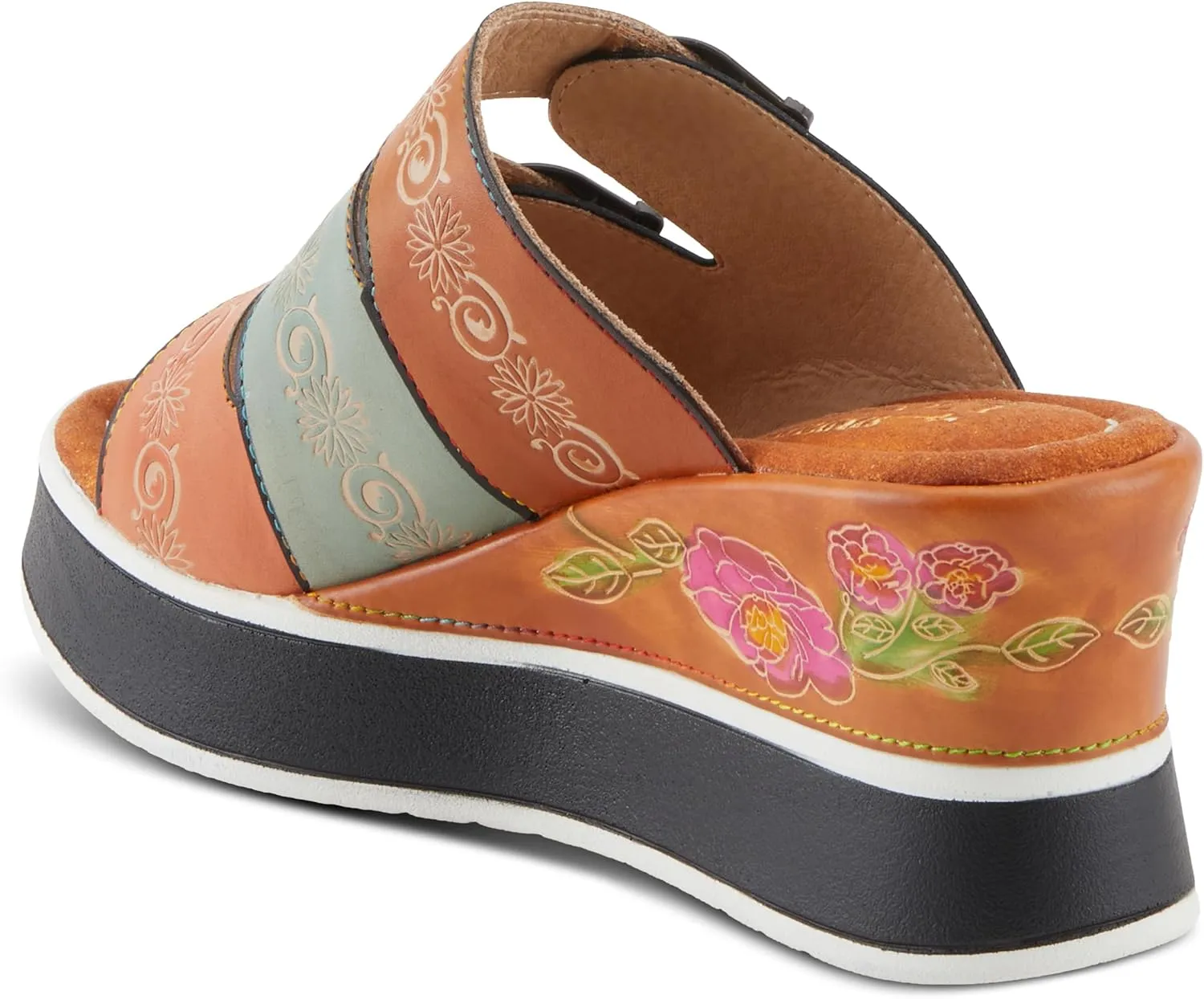 Spring Step L'Artiste Women's CALIGAL Hand-Painted Lightweight Platform Wedges