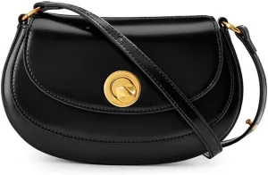 Spring Wedding Bag Retro Crossbody Bag Women's Texture Sigle Shoulder Saddle Bag Cashew Bag(E)