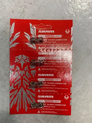 SRAM Eagle PowerLock Chain Connector 12-Speed Chain Link w Decal - Available in 2-Pack and 4-Pack (4)
