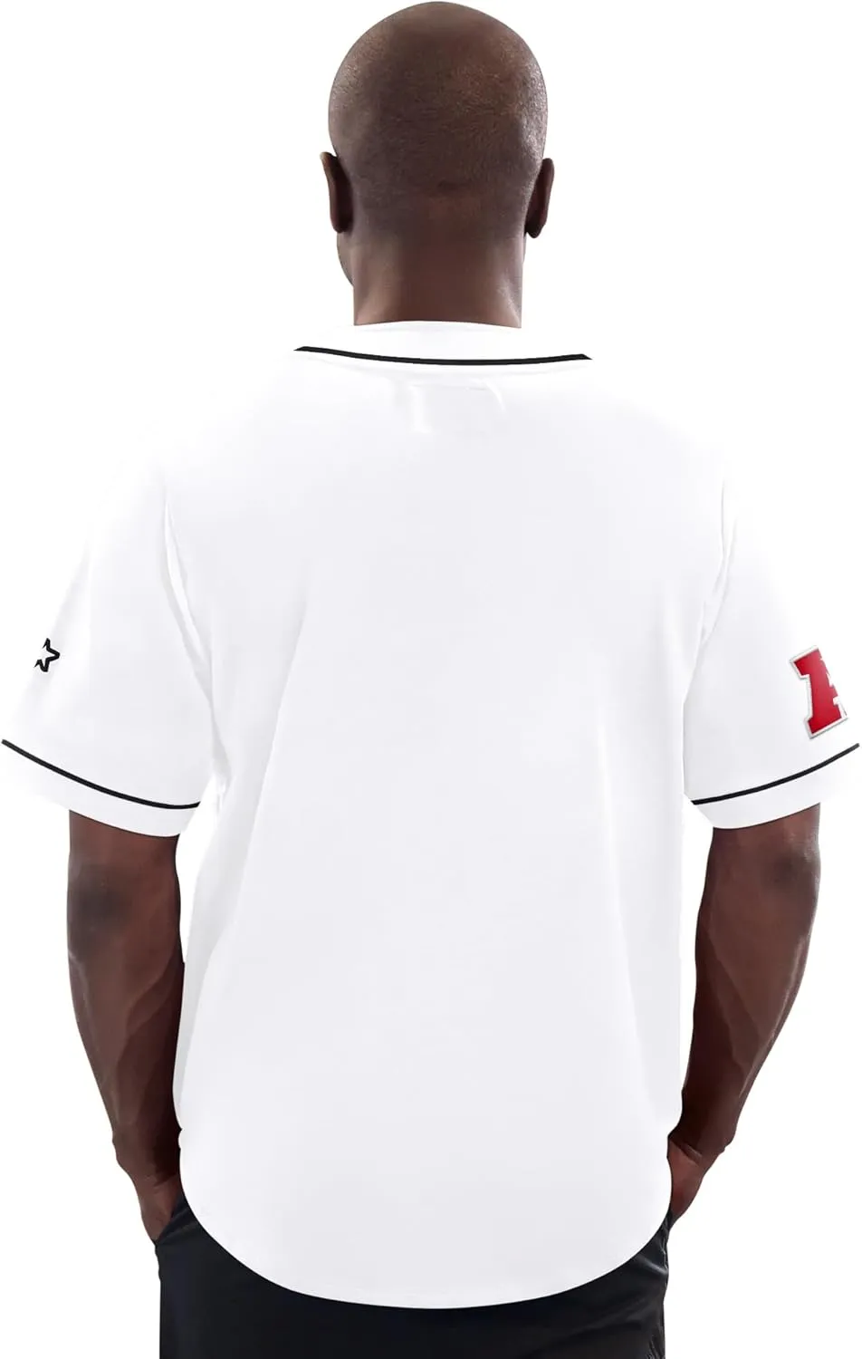 Starter Men's White Pittsburgh Steelers Relay Full-Button Baseball Jersey