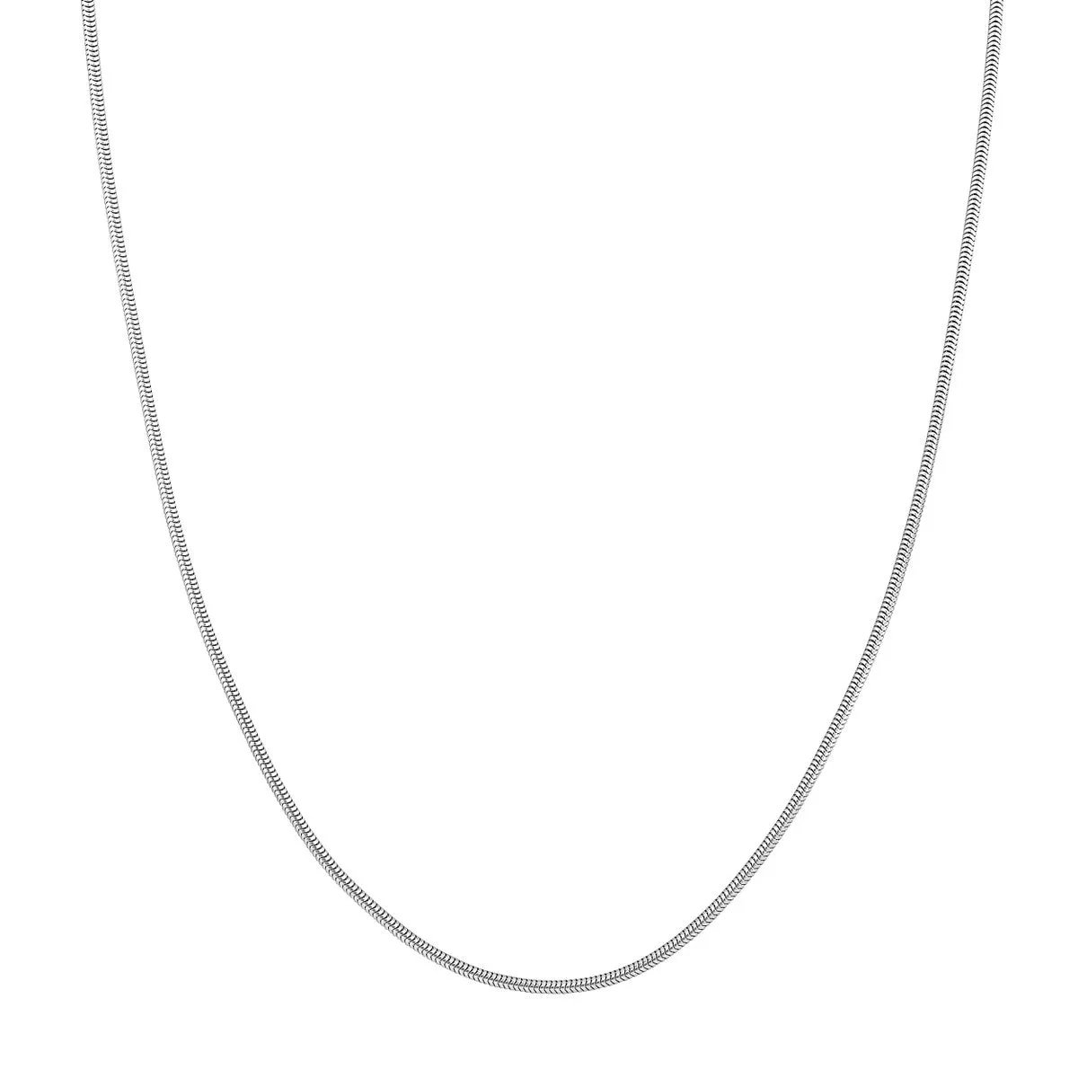 Sterling Silver Snake 18 Chain
