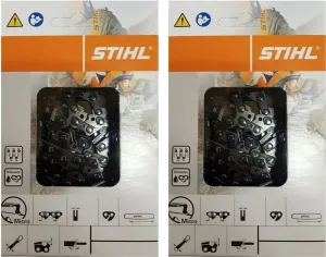 Stihl 2 Pack 26RM3 68 Drive Links Rapid Micro Chainsaw Chain 18" .325 Pitch .063 Gauge for MS 250