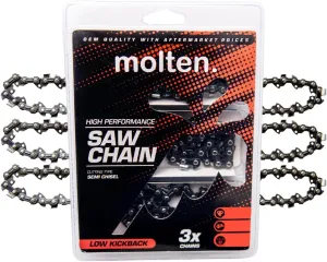 Stihl Chainsaw Chain 18 Inch Fits MS250, MS251, MS251C, MS 250 251, 3639 005 0068 Replacement L68, 26RM3 68, .325'' Pitch, .063'' Gauge, 68 Drive Links