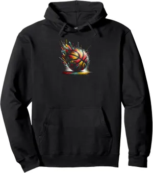 Street Art Slam Dunk Pullover Hoodie