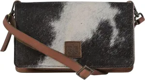 STS Ranchwear Women's Cowhide Saddle Tramp Evie Durable Leather Organizer Adjustable Crossbody Strap