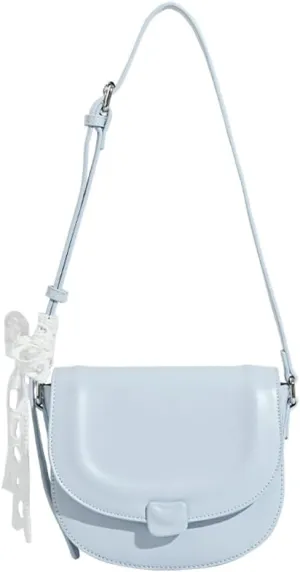 Summer Fresh Casual Saddle Bag for Women - Chic Versatile One-Shoulder & Crossbody Purse