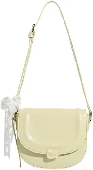 Summer Fresh Casual Saddle Bag for Women - Chic Versatile One-Shoulder & Crossbody Purse