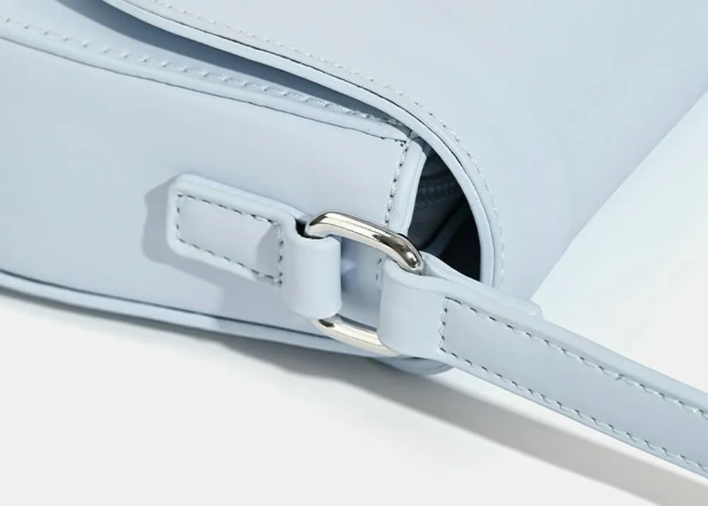 Summer Fresh Casual Saddle Bag for Women - Chic Versatile One-Shoulder & Crossbody Purse