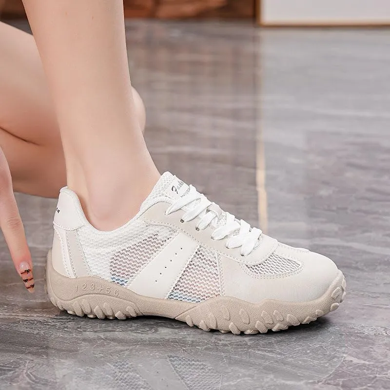 Summer Netted Breathable Board Shoes for Female Students' Casual Sports