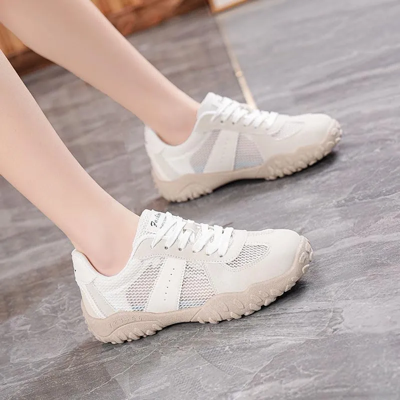 Summer Netted Breathable Board Shoes for Female Students' Casual Sports