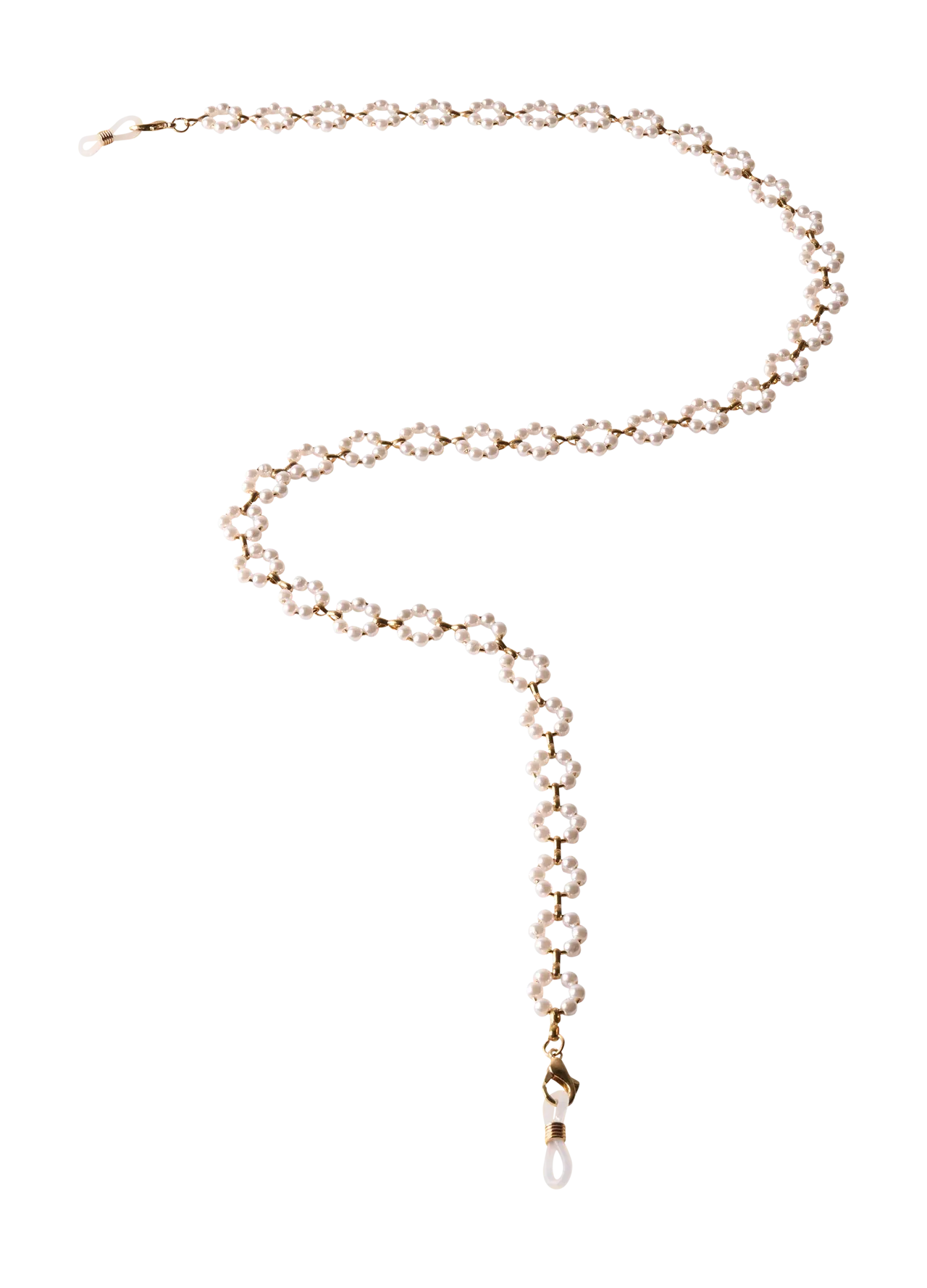 Sunglasses Chain Mini Pearl Hoops