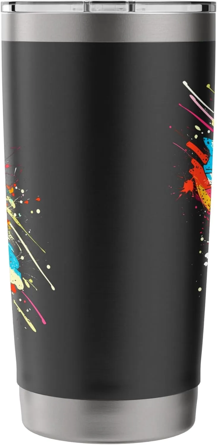 Surfboard Graffiti Surfing Trip Stainless Steel Insulated Tumbler