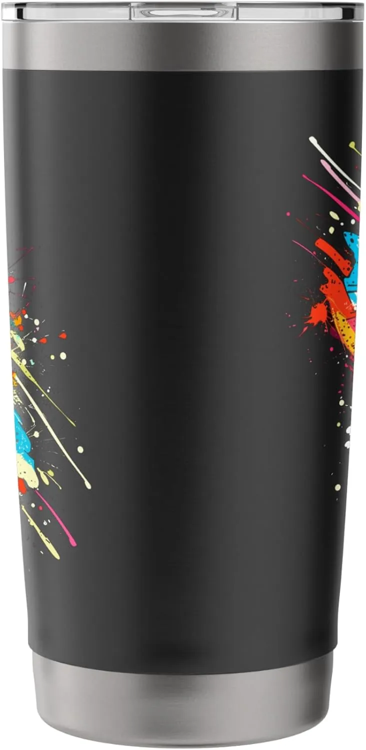 Surfboard Graffiti Surfing Trip Stainless Steel Insulated Tumbler