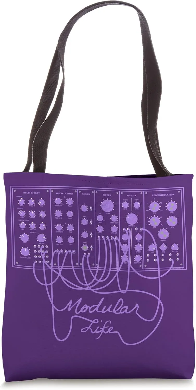 Synthesizer eurorack modular Synth Tote Bag