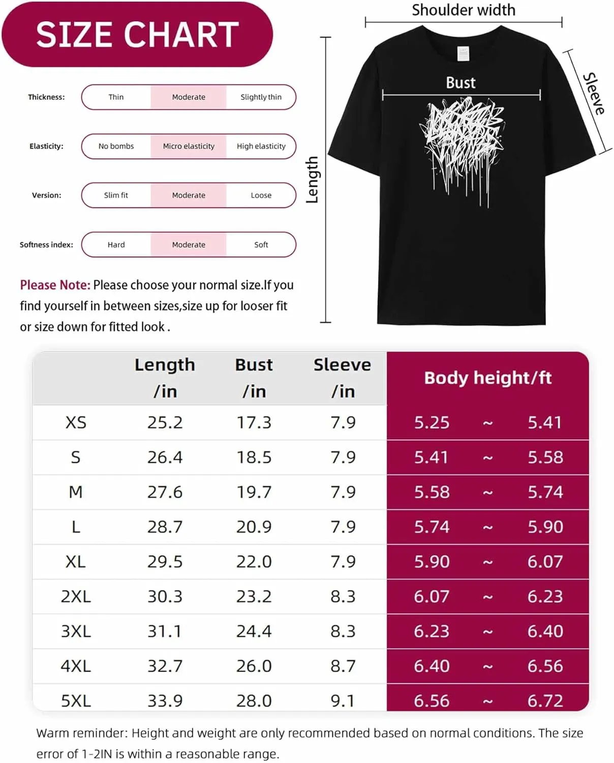 T-Shirts for Women Abstract Graffiti Women's Tops Crew Neck Short Sleeve Tees
