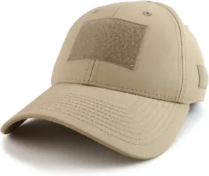 Tactical Operator Ripstop Cotton Baseball Cap with Loop Patch