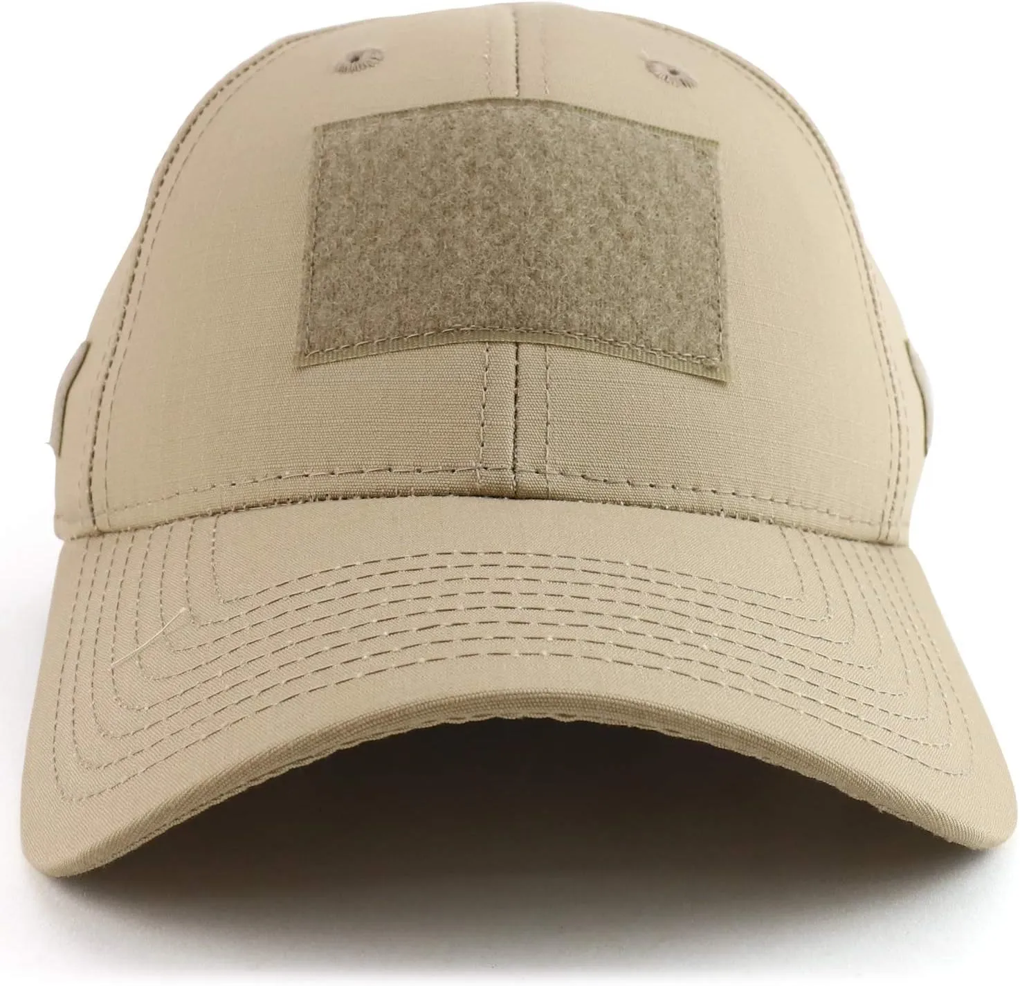 Tactical Operator Ripstop Cotton Baseball Cap with Loop Patch