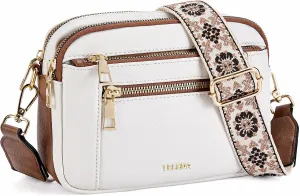 Telena Crossbody Purse for Women Small Crossbody Bags Trendy Vegan Leather with Adjustable Shoulder Strap