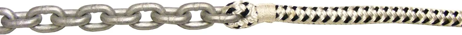 Titan Anchor Rode Pre-Spliced G43 ISO HT Chain with Double Braid Nylon Rope