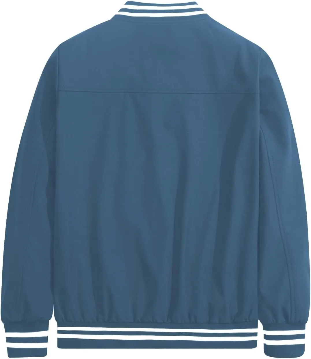 TLZC Men's Casual Varsity Jacket Fashion Windbreaker Lightweight Bomber Jacket