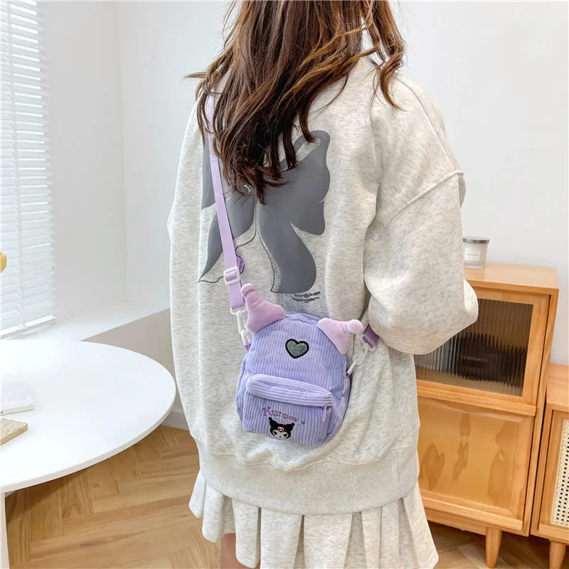 Today Plush Heart Cute Large Capacity Crossbody Bags