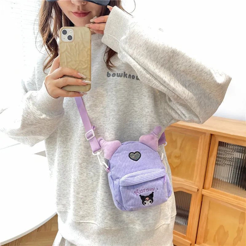Today Plush Heart Cute Large Capacity Crossbody Bags