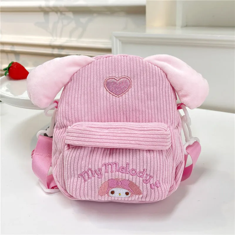 Today Plush Heart Cute Large Capacity Crossbody Bags